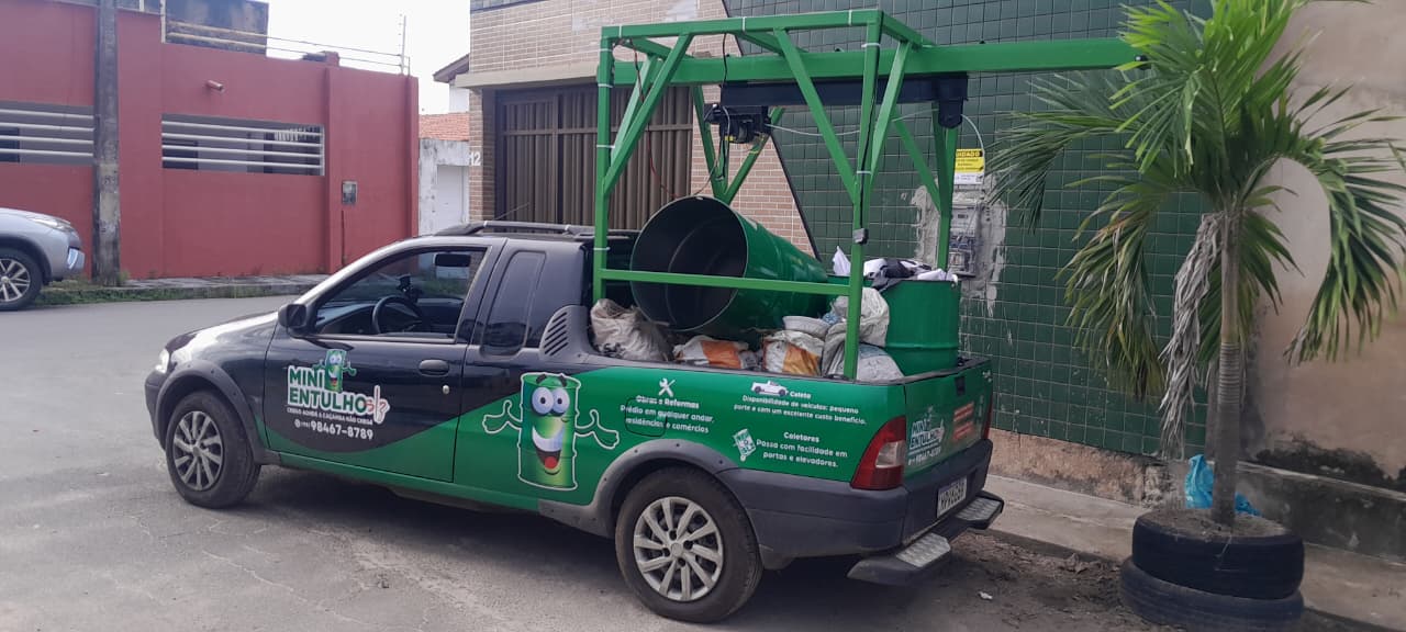 Mini Entulho em ação