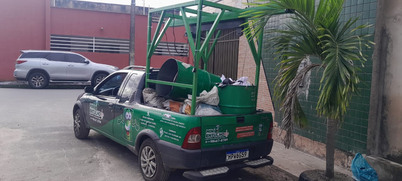 Mini Entulho em ação